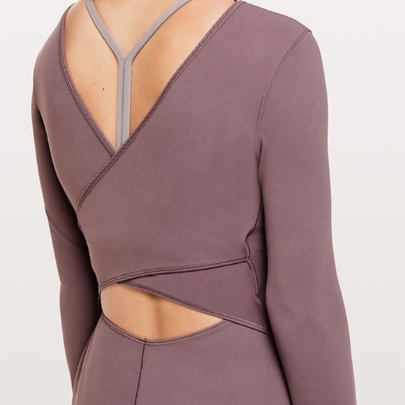 Lululemon Contour Nulu Dress- Purple - Picture 4 of 7